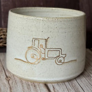 Tractor Ceramic Mug. Handmade in Australia.