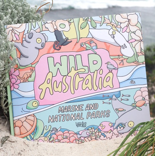 Wild Australia Marine and National Parks(Hardcover) by Brentos Australian Animals Kids Picture Book
