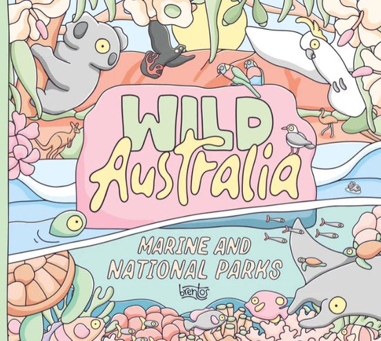 Wild Australia Marine and National Parks(Hardcover) by Brentos Australian Animals Kids Picture Book